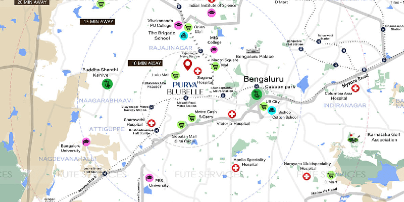 PURVA BLUEBELLE Location Map